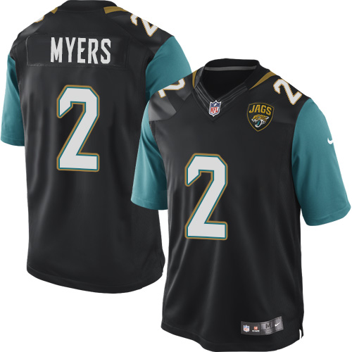 Youth Elite Jason Myers Nike Jersey Black Alternate - #2 NFL Jacksonville Jaguars